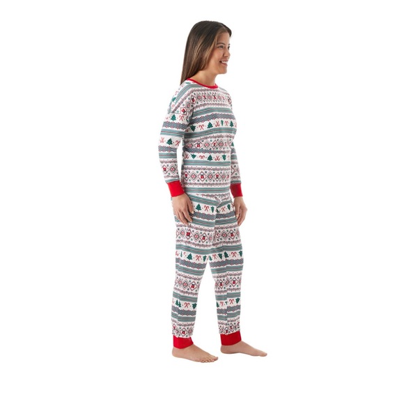 Members Mark Holiday Family sleep Pajamas Fair Isle NEW XXL - Picture 4 of 8